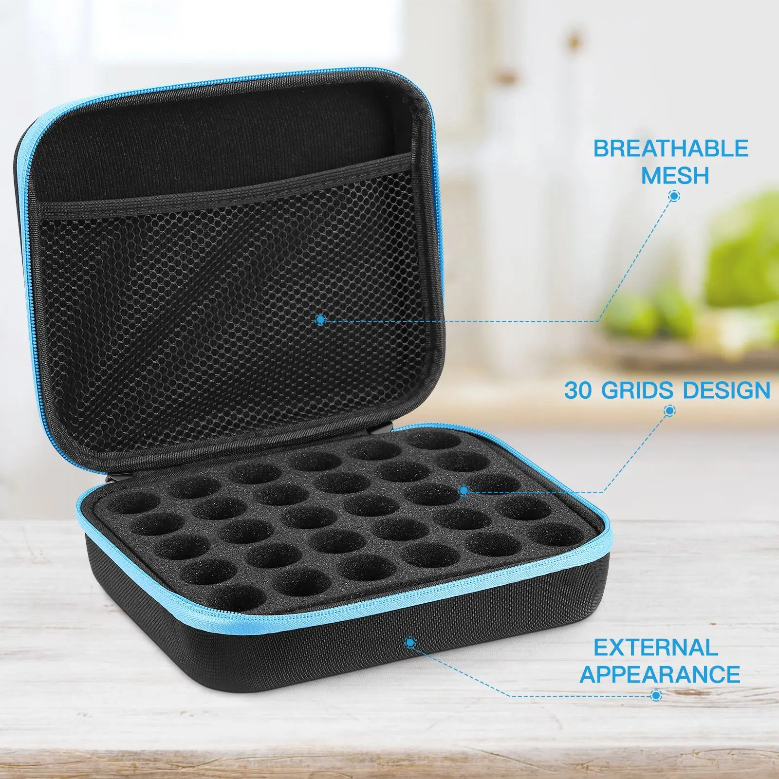 30 бутылка эфирное Масла переносной чехол для хранения масло дорожный ящик