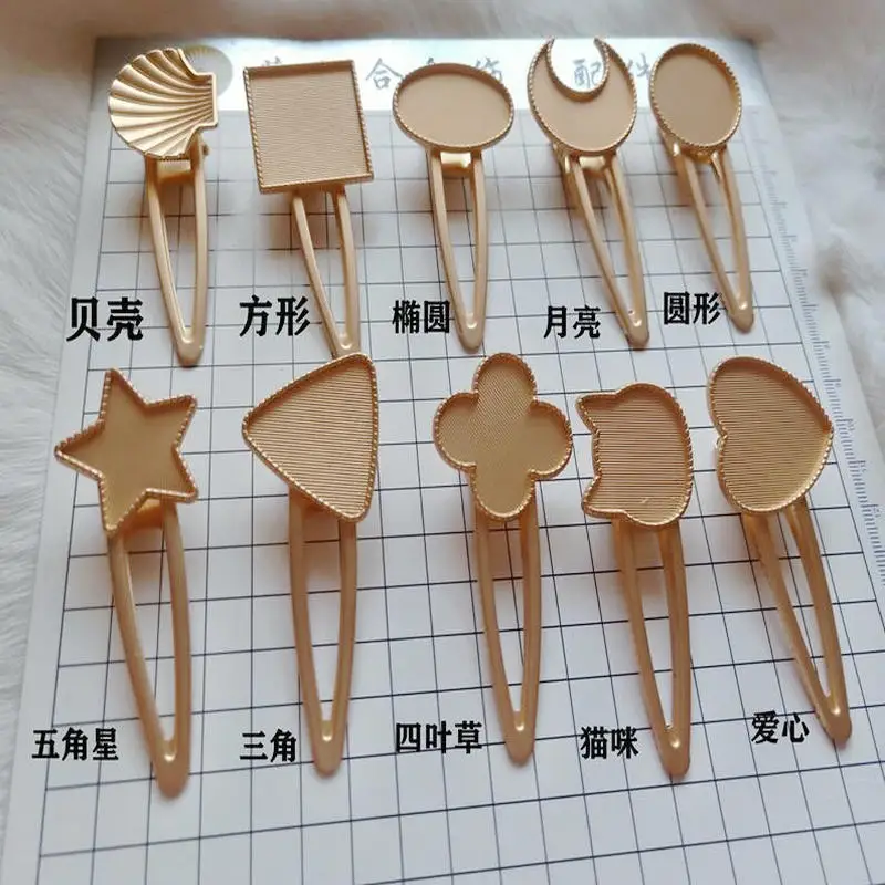 Милые аксессуары для волос сделай сам из тусклого золота веревочная шпилька