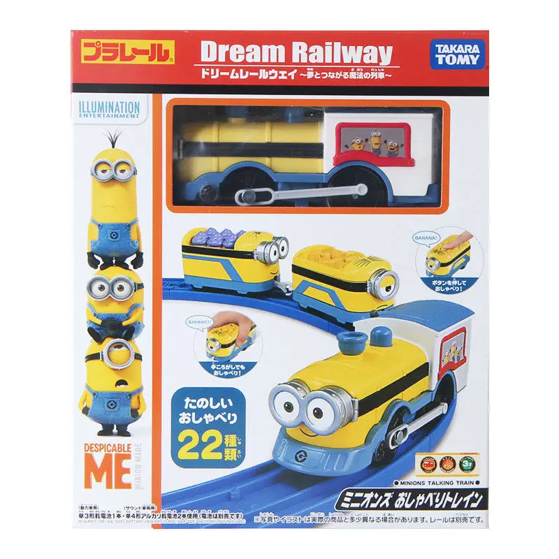 Takara Tomy Dream Railway Plarail Миньоны локомотив моторизованный игрушечный поезд Новый| |