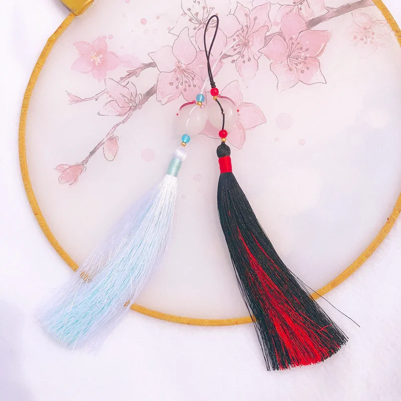 Аниме Grandmaster of Demonic Cultivation Mo Dao Zu Shi Rabbit Tassel подвеска реквизит косплей брелок для ключей подвеска игрушка подарок - Цвет: Set-2