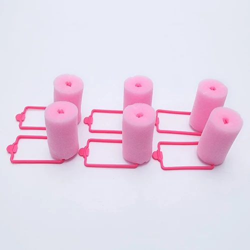 12 Pcs/Bag Magic Sponge Foam Cushion Hair Styling Rollers Curlers Twist Tool Easy to Wear Washable Soft Beauty | Красота и здоровье