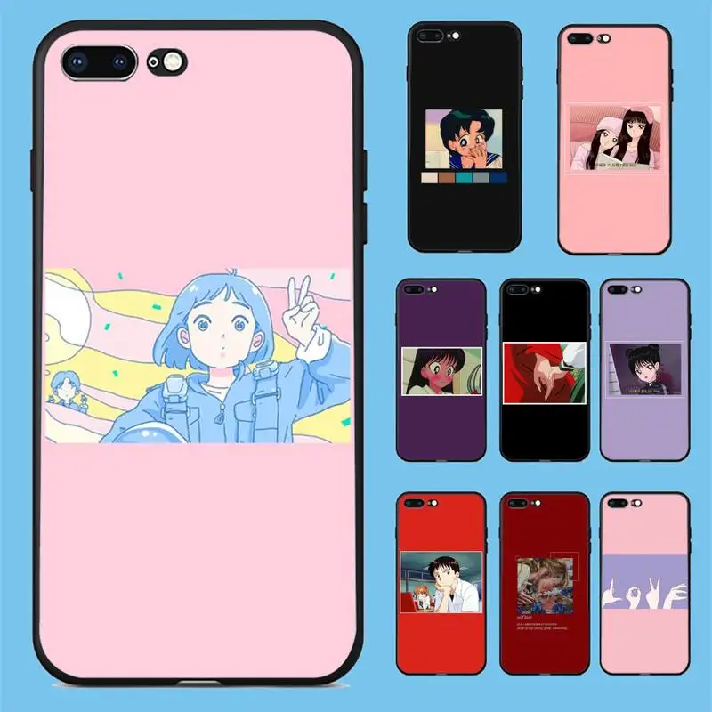 

Japanese Anime Love Friend ART Phone Case For IPhone 11 12 Pro Max 6 6s 7 8 Plus XS XR 12mini Se 2020 Case