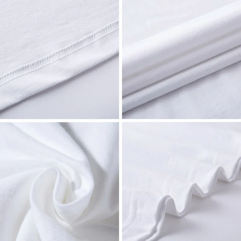 Женская футболка с круглым вырезом GAAJ свободная Однотонная принтом волны моря