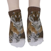 Короткие носки с 3D принтом животных #3