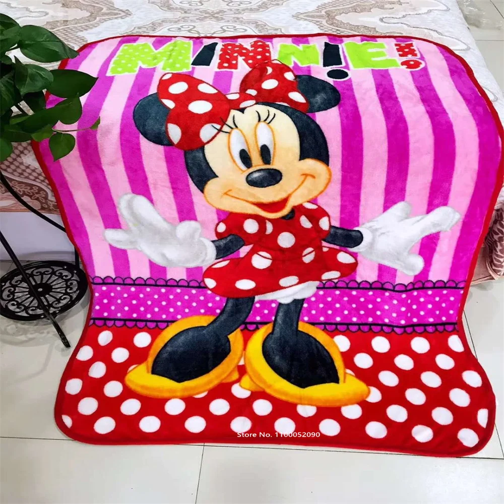 

Home Textile Disney's New Minnie Mouse Winnie-the-Pooh Cartoon Series Patterned Blankets Soft and Comfy Flannel Bed