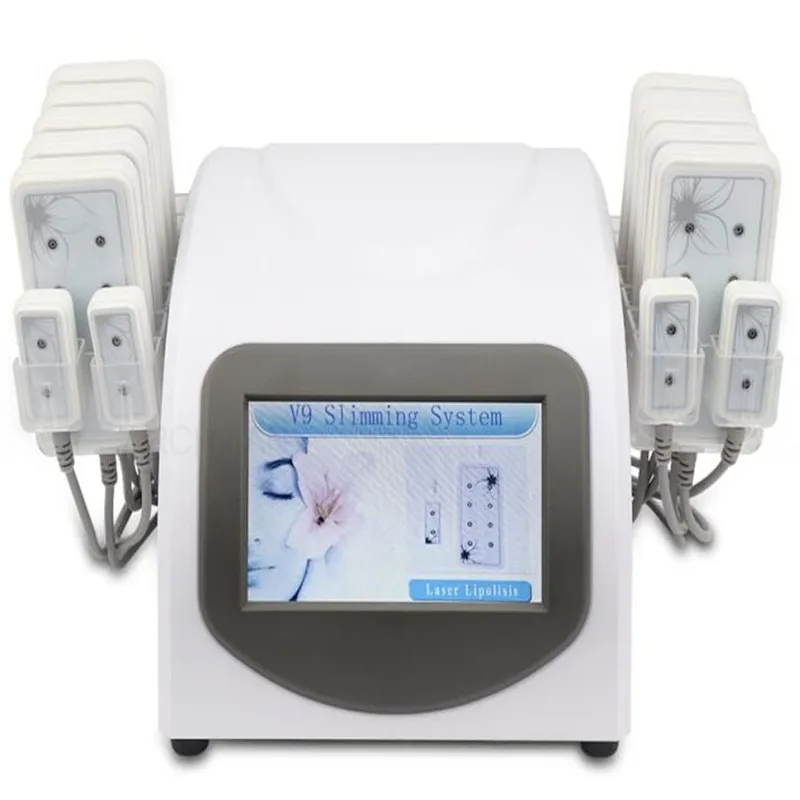 

2021 Weight Loss 650nm Lipo Laser Slimming Machine Salon Use Body Shaping 14 Pads Fat Reduction Lipolaser Liposuction Instrument