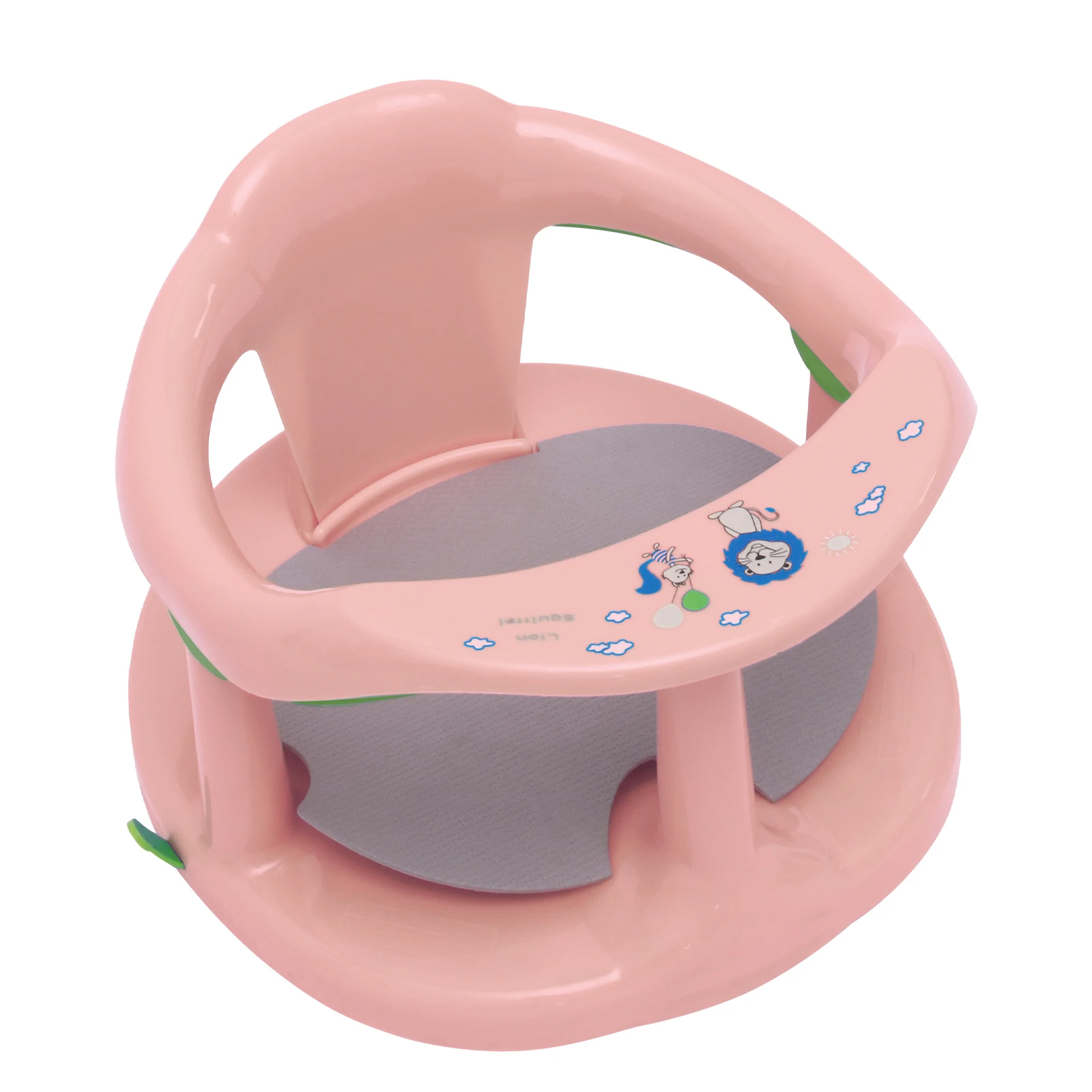 

Anti-Slip Baby Bath Seat Suction Chair Round Edge Safe Arm Back Rest Easy Install Removal Bathtub Chair For Baby Bathing
