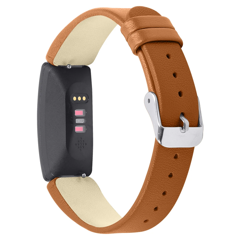 Leather Watch Strap Replacement Wristband for FitbitInspire Smart NC99 | Электроника