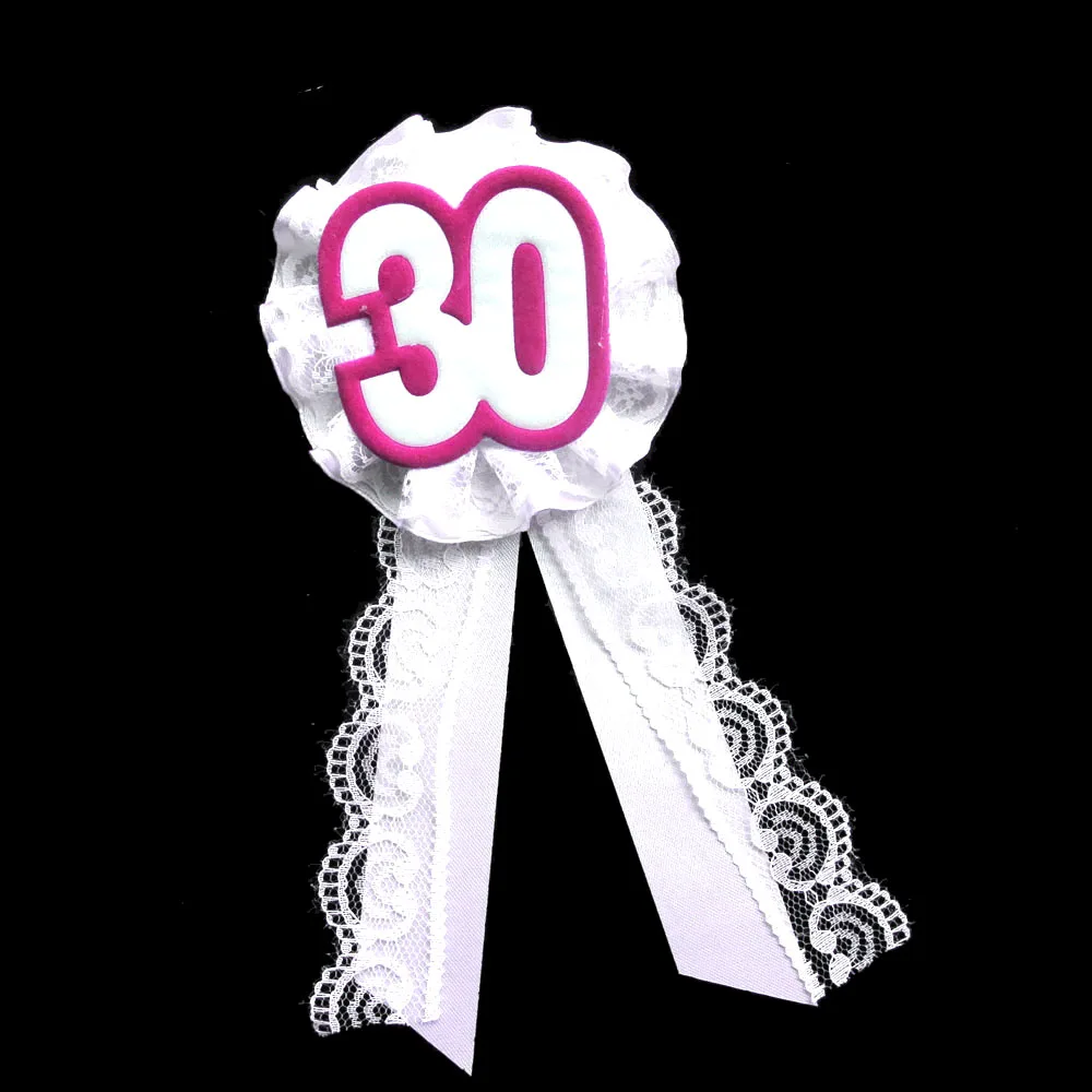 3 предмета в комплекте вечерние эмблема на ткани с кружевной лентой украшения