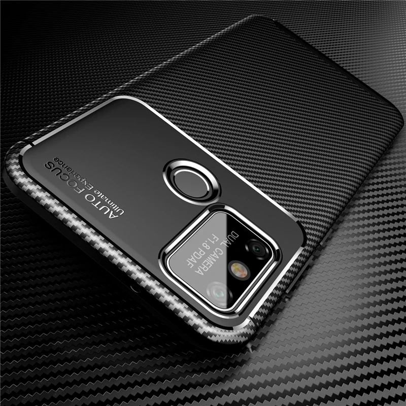 

For Cover Honor 9A Case 6.3" TPU Silicone Carbon Fiber Anti-knock Phone Case For Honor 9A Cover Honor Play9A Play 9A 9 A Shell
