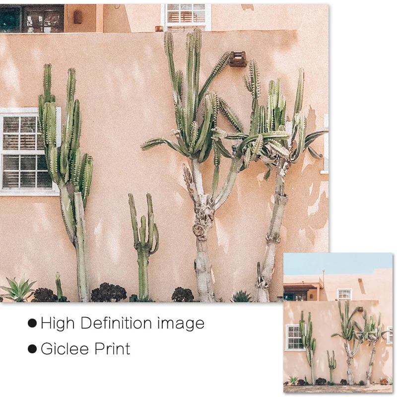 Boho Surf Beach стена искусство Калифорния печать здания Panting картины архитектура