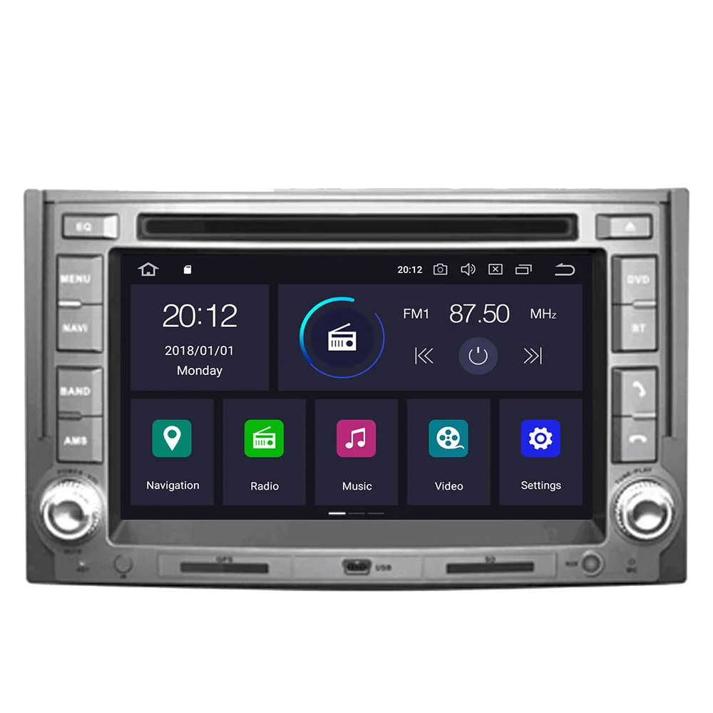 Автомобильный мультимедийный плеер DSP Android 10 PX5/PX6 GPS-навигация для Hyundai H1 Grand Royale I800