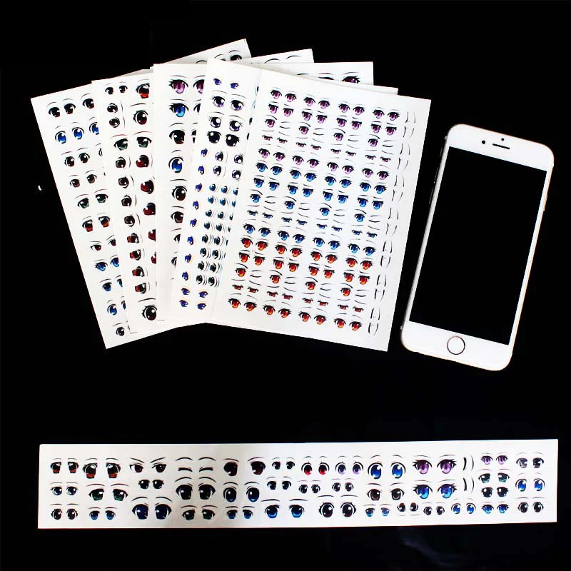 Глаз кристальная наклейка Свет глиняная кукла модель аксессуары для глаз