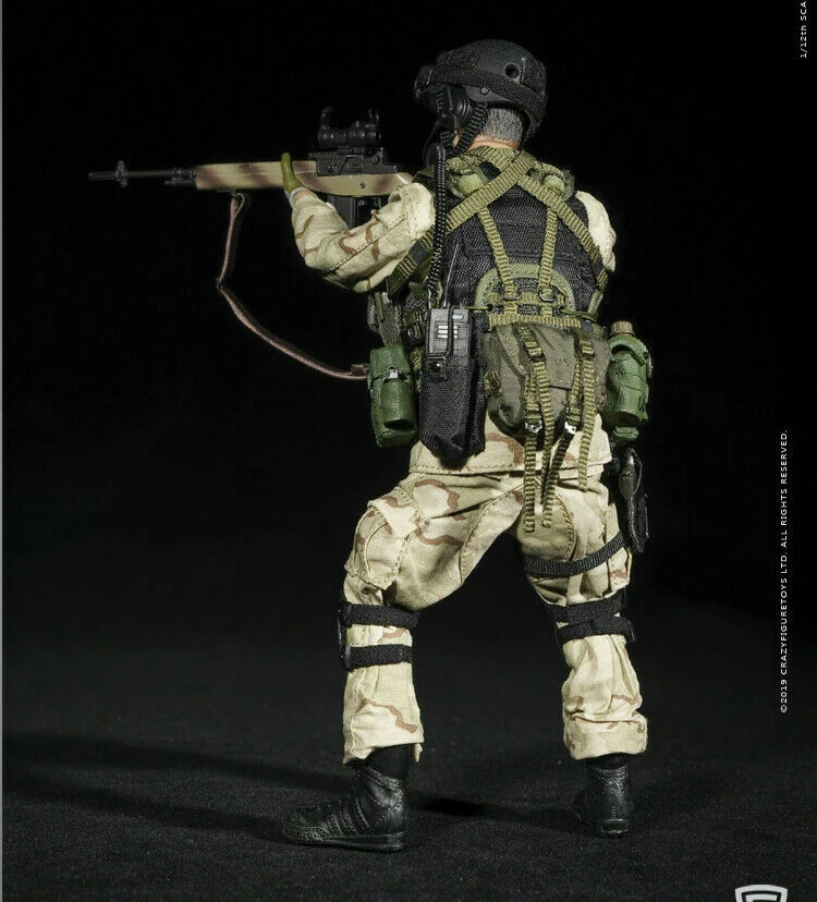 CrazyFigure LW006 LW003 1/12 военный M14 США Delta спецназ операция Готическая змея Solider полный набор игрушек для фанатов