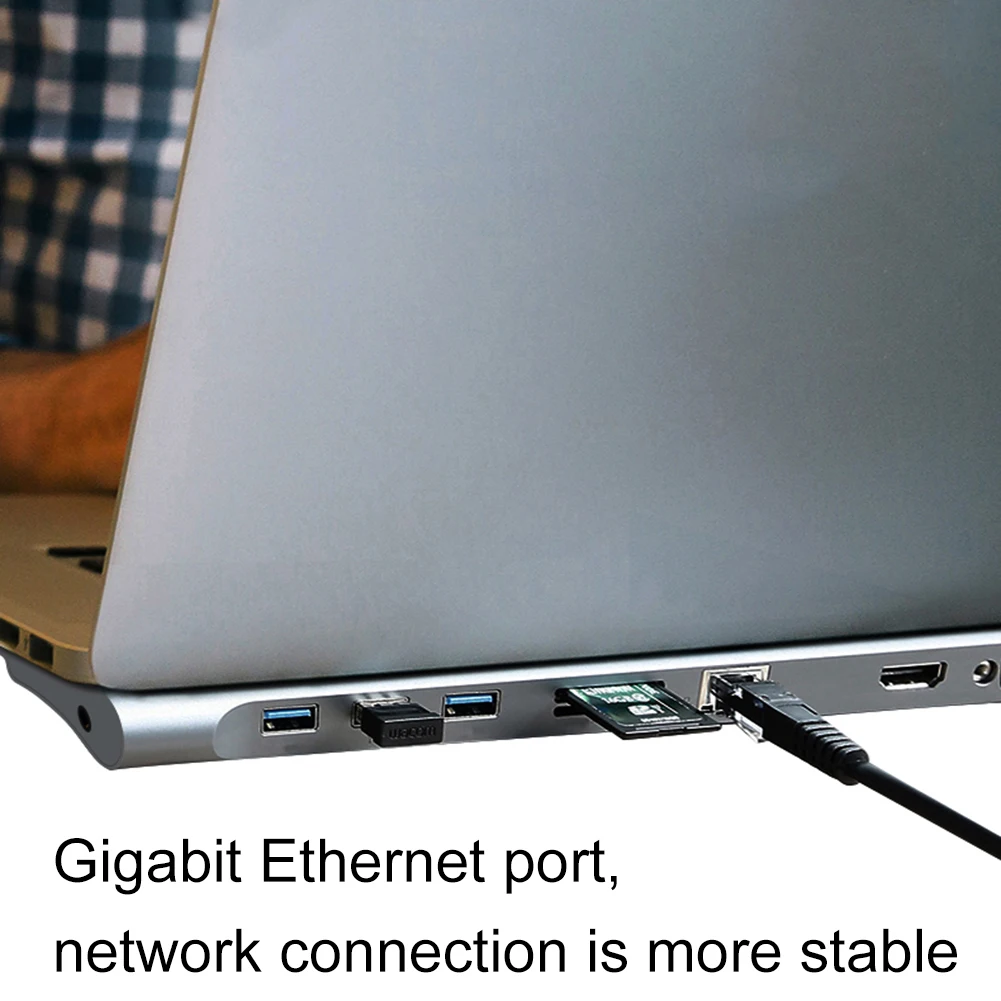 USB C концентратор для USB3.0 TF SD ридер HDMI VGA RJ45 3,5 аудио мини DP док-станция для MacBook Pro USB-C type C 11 порт USB C концентратор