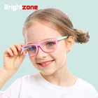 Компьютерные очки Brightzone, с блокировкой сисветильник, для детей, мальчиков, девочек, подростков, игровые очки для уменьшения зрения, розовые