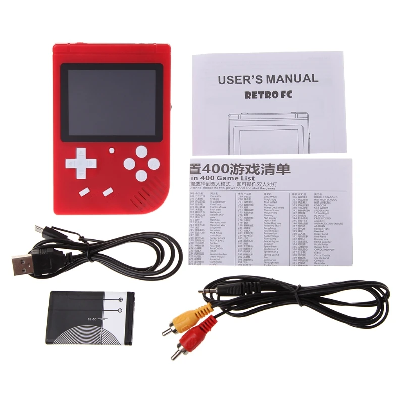 

3.0" LCD Screen Handheld Game Player Built-In 400 Classic Video Game Console