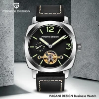 2021 pagani design top brand mens automatic mechanical watch luxury leather watch stainless steel waterproof clock reloj hombre