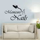 Модные виниловые наклейки на стену, дизайн для салона красоты, декоративная наклейка на окно