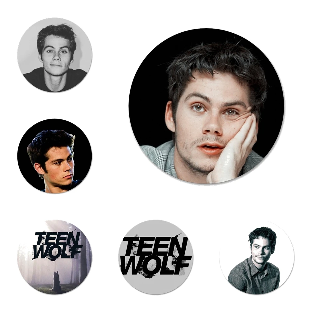 

58mm Teen Wolf Dylan Obrien Icons Pins Badge Decoration Brooches Metal Badges For Clothes Backpack Decoration