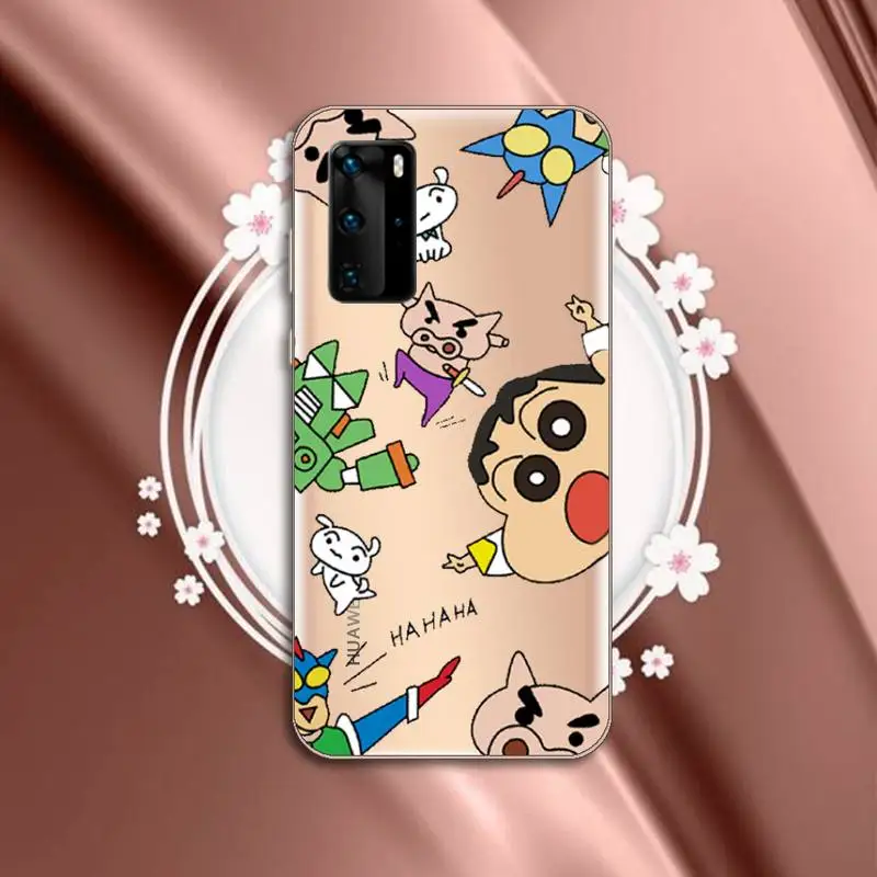 

Crayon Shin-chan cute cartoon high quality Phone Case shell Transparent for Huawei P honor 8 10i 20 30 40 smart 2019