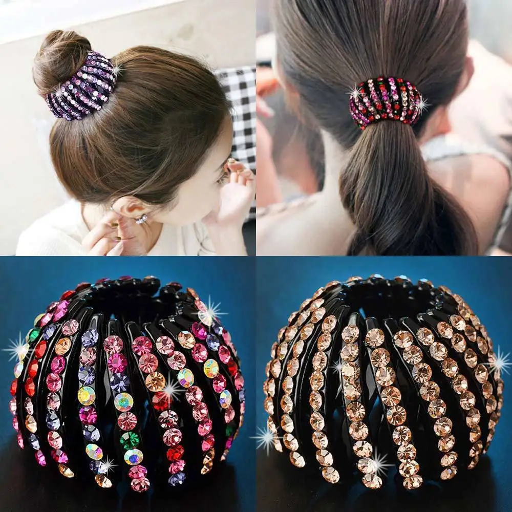 

Lazy Hairpin Headdress Ball Head Clip Tie Horsetail Buckle Hairpin Hair Circle Curling Hair Clip Korean Jewelry Female