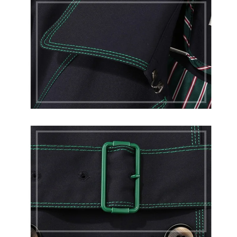 

High-end Women Trench Coat British style 2020 Spring Autumn Slim Temperament Long Overcoat Chic Design Casual Female Windbreaker