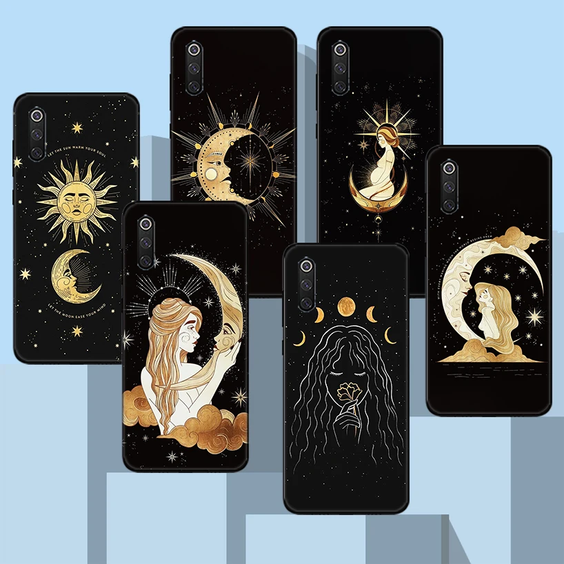 

Witches Moon Tarot Mystery Totem Black Phone Case For Xiaomi Redmi Note 10 Pro 10S 9S 8T 7 8 9 9A 9C 9T 8A 7A 6A 5 6 Cover Capa