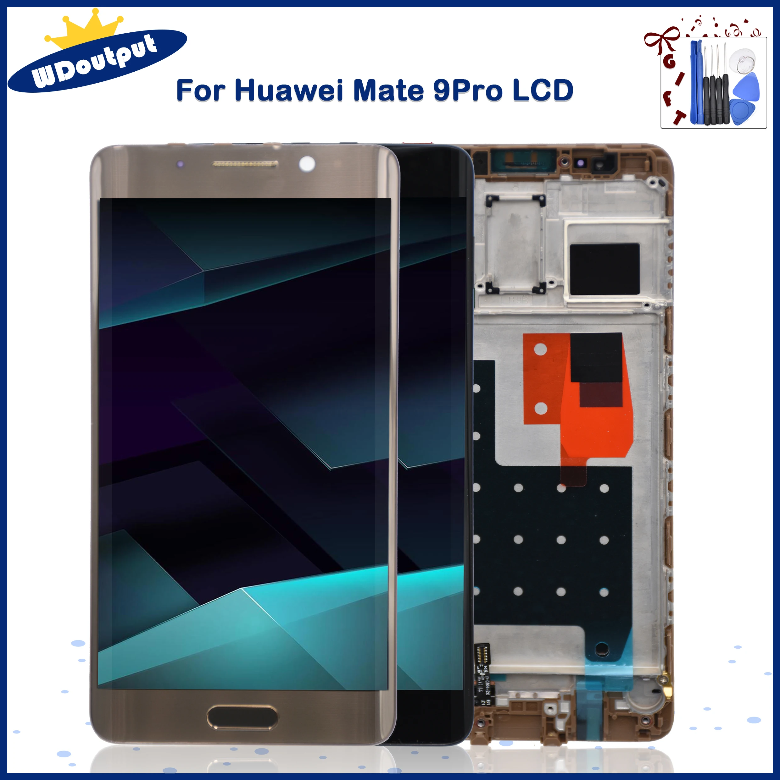 5.5" Original For Huawei Mate 9 Pro LCD Display Touch Screen Digitizer Assembly Replacement For huawei mate 9 pro LCD+Frame