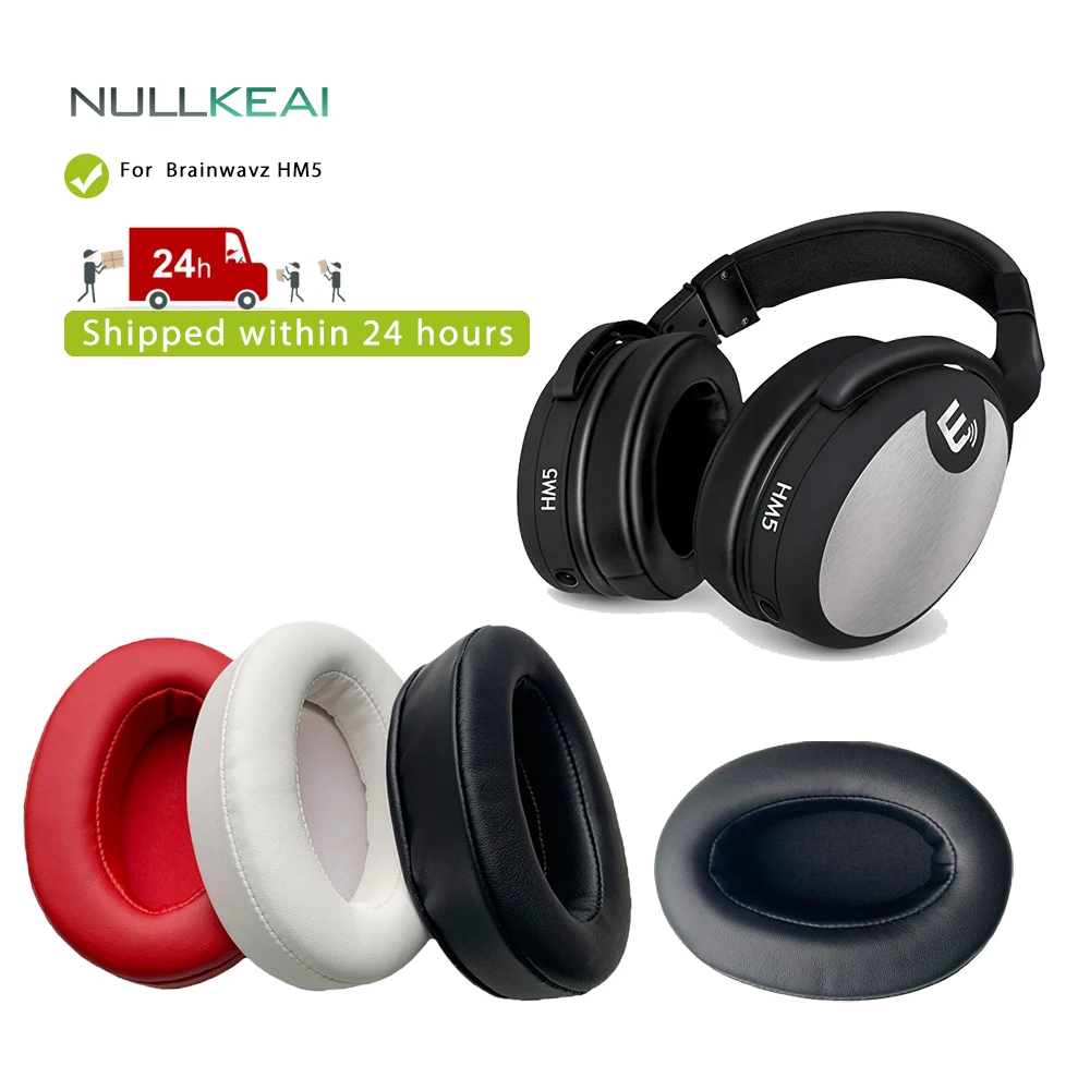 NULLKEAI Сменные амбушюры для BRAINWAVZ HM5 многих других больших наушников Philips SHP9500 Sony MDR