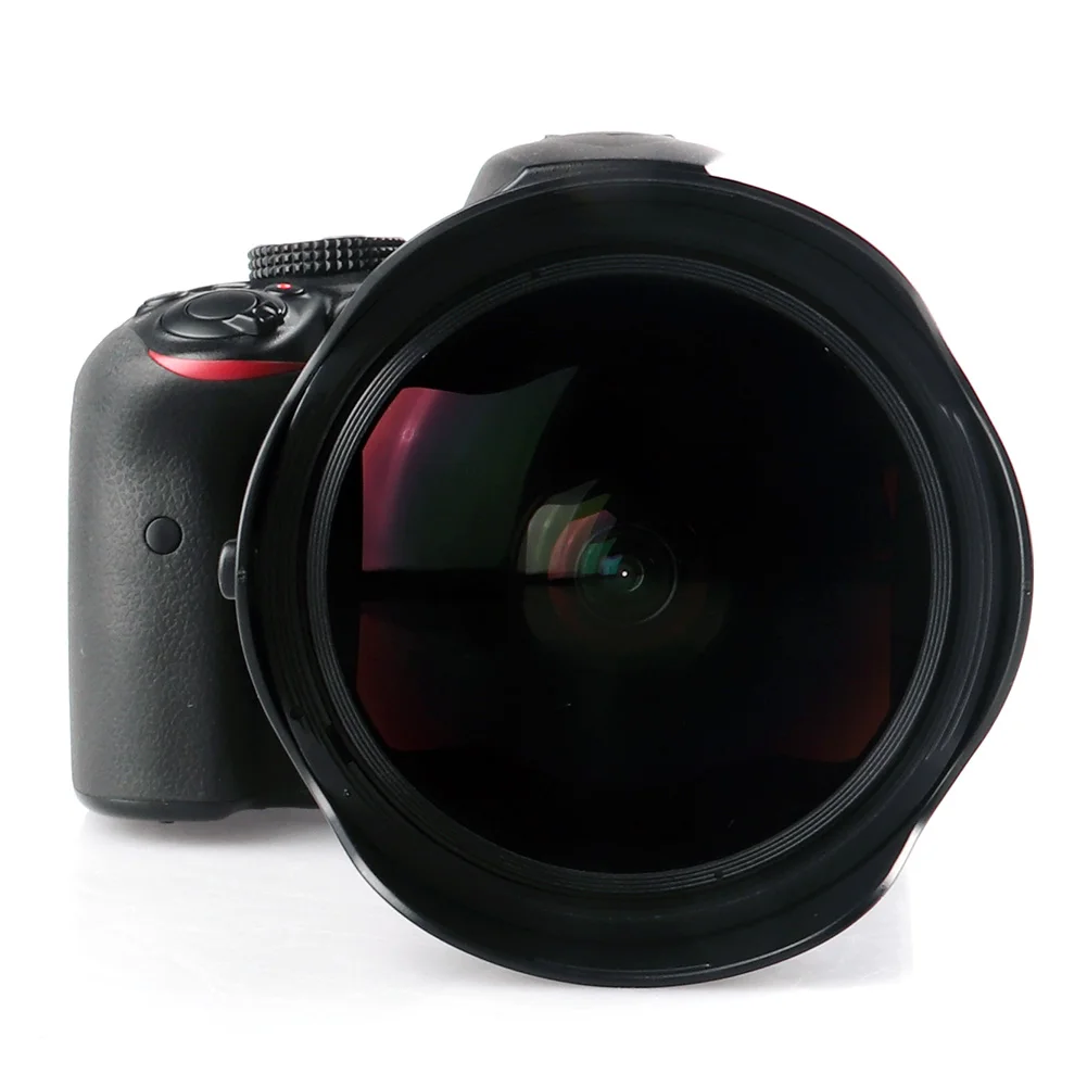 Lightdow 8 мм F/3,0 ультра широкоугольный объектив рыбий глаз для Nikon DSLR камеры D3100 D3200 D5200 D5500 D7000 D7200 D7500 D90 D7100
