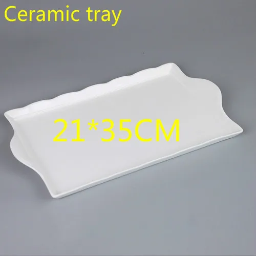 Ceramic tray Набор аксессуаров для ванной комнаты Керамический диспенсер для мыла держатель для зубных щеток стакан мыльница ватный тампон ароматерапия предметы домашнего обихода - Цвет: Ceramic tray