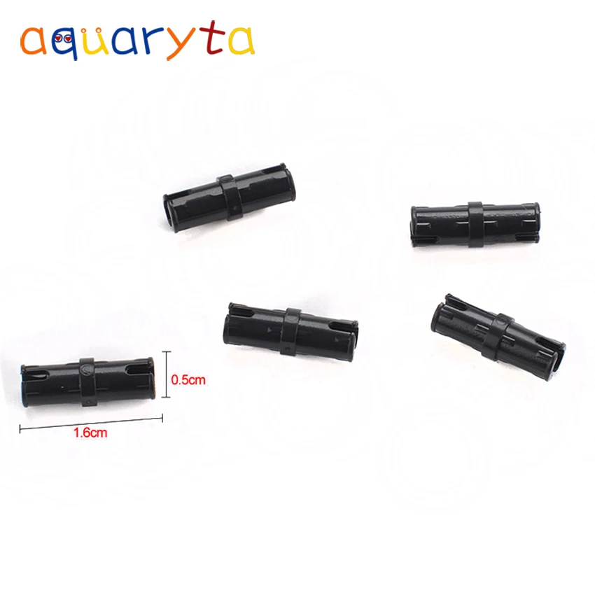 

Aquaryta 100pcs/200pcs Building Blocks Technic Parts Pin 1x2 with Friction Ridge Lengthwise Compatible 2780 Bricks Children Toy
