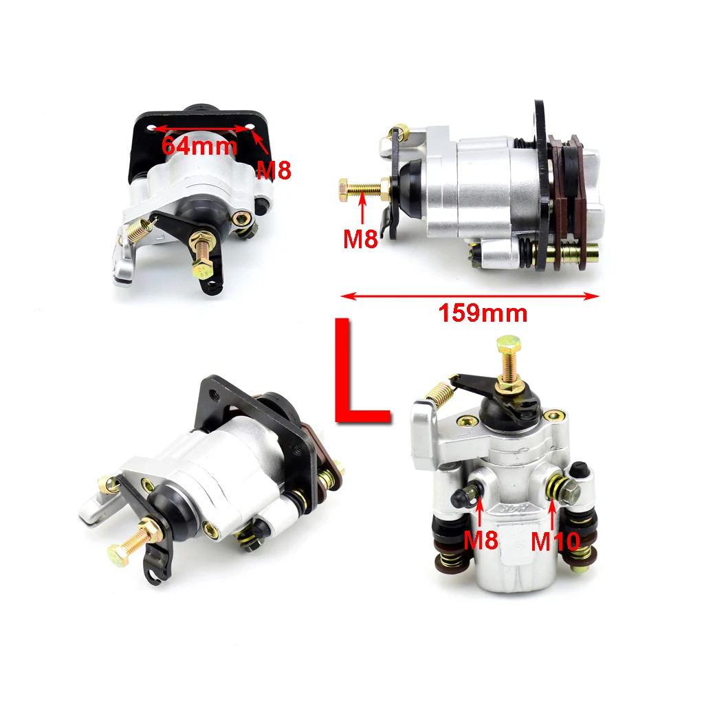Задний суппортный насос с гидравлическими тормозными колодками для Buyang FA D300 H300