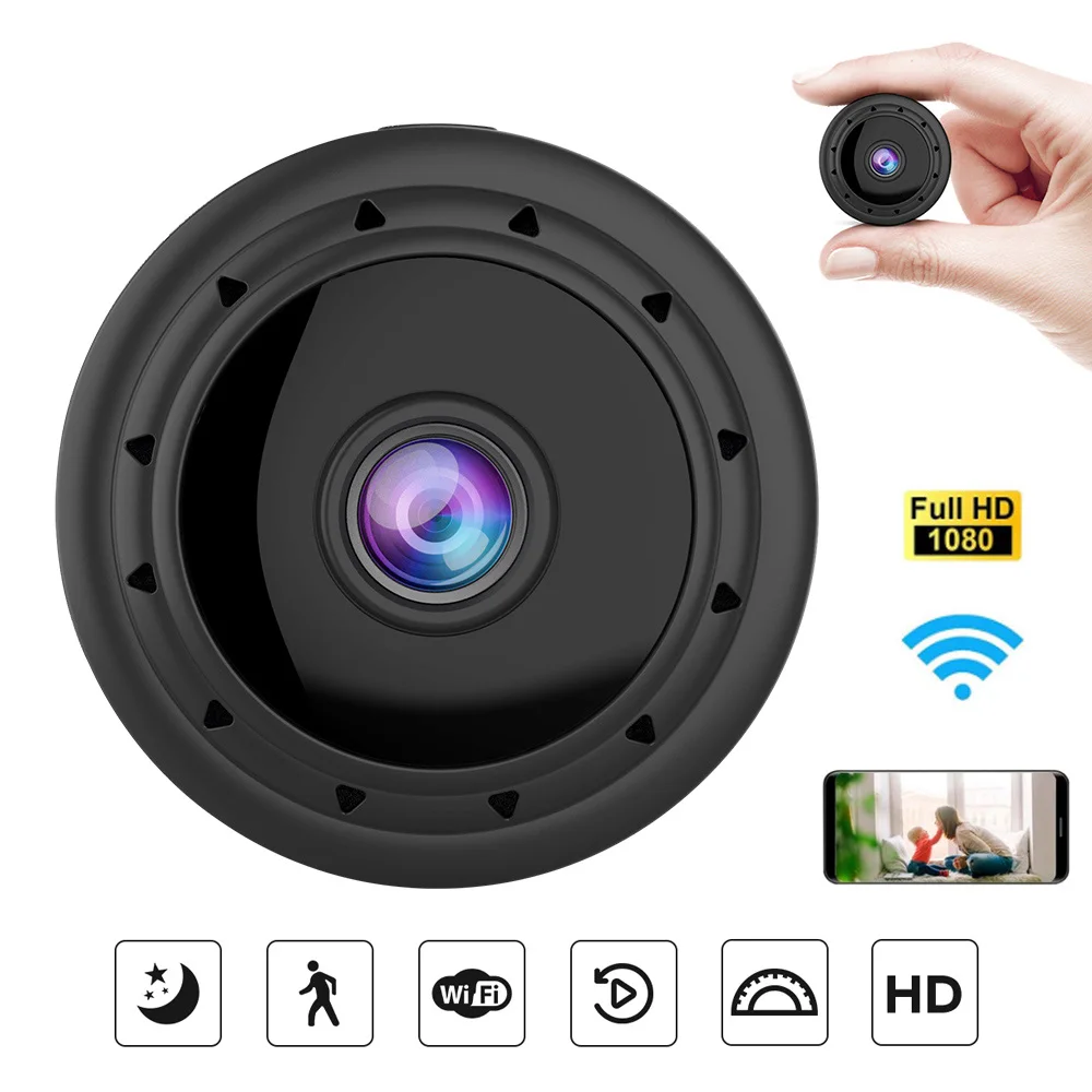 Супер инфракрасная мини камера HD Wi Fi IP безопасность ночное видение Обнаружение