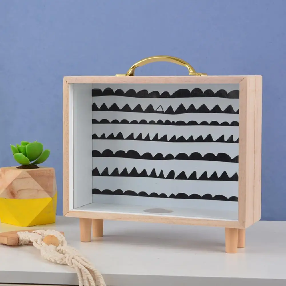 

Копилка, Экологичная, большая, деревянная, для дома