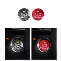 carbon fibre car engine start button cover stop switch accessories key decor for mazda cx3 cx4 cx5 cx8 axela mx 5 atenza