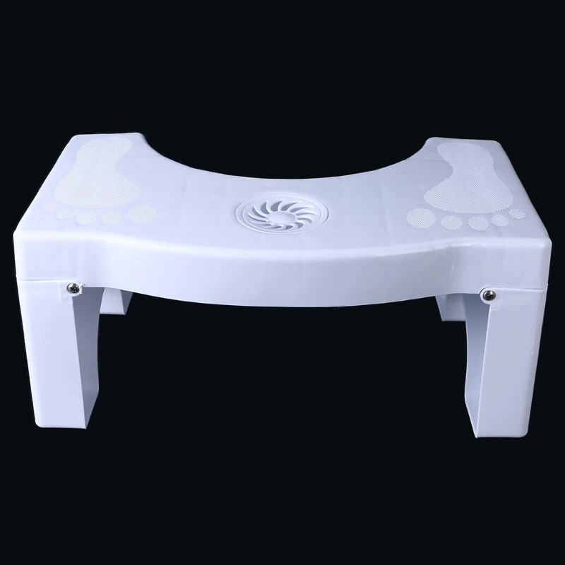 

Bathroom foldable adult children non-slip plastic squatting pan with 6.7'' toilet stool and step stool