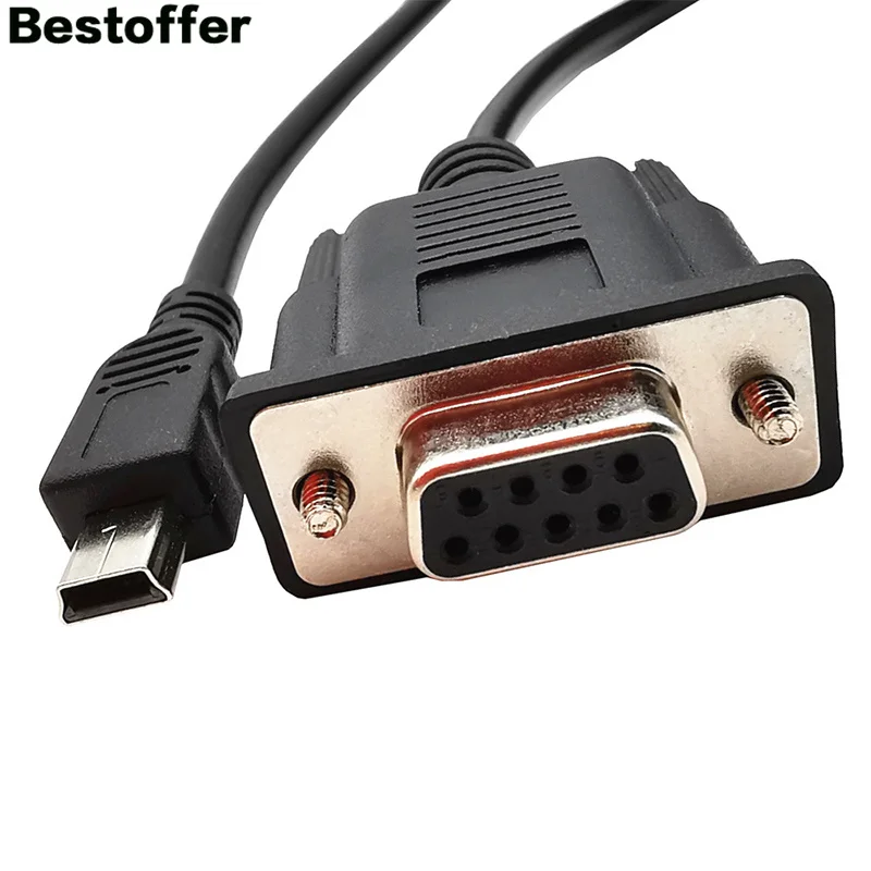 6 футов RS232 DB9 гнездовой разъем к мини USB 5 Pin Мужской кабель адаптер | Электроника