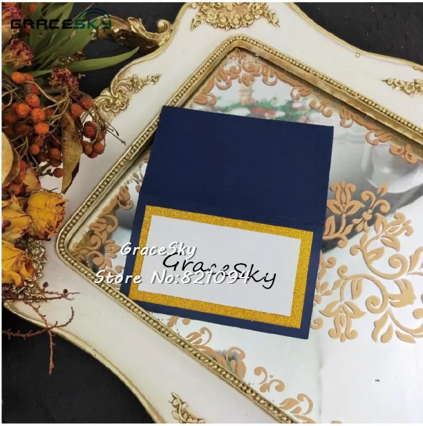 50 шт. бесплатная доставка новинка лазерная резка блестящие бумажные визитки