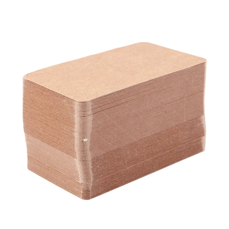 100 коричневый крафт-этикетка бумажная бирка пустая багажная карта вечерние