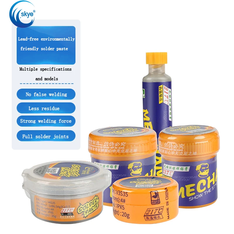 

Паяльный флюс MECHANIC 60 г, бессвинцовый пастообразный флюс для пайки при низких и высоких температурах, оловянный крем, сварочный флюс, паста д...