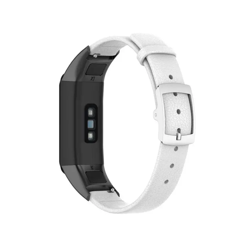 

Luxury Litchi Grain Cowhide Wrist Strap For Huawei Band 4 Smart Sport Bracelet Strap For Huawei Honor Band 5i Replacement Strap