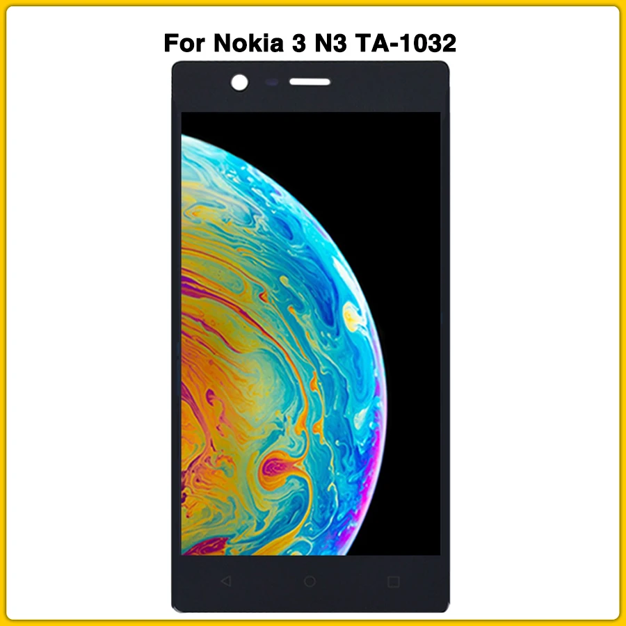Новая ЖК-сенсорная панель для Nokia 3 N3 TA-1032 ЖК-дисплей Сенсорная Полная сборка