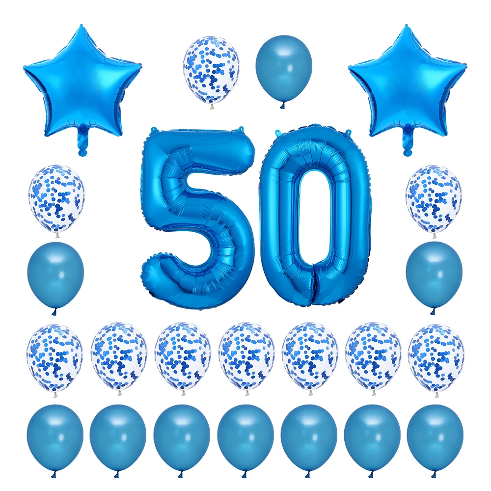 Воздушный шар для дня рождения Воздушные шары из фольги в виде цифр 18 20 25 30 40 50 24