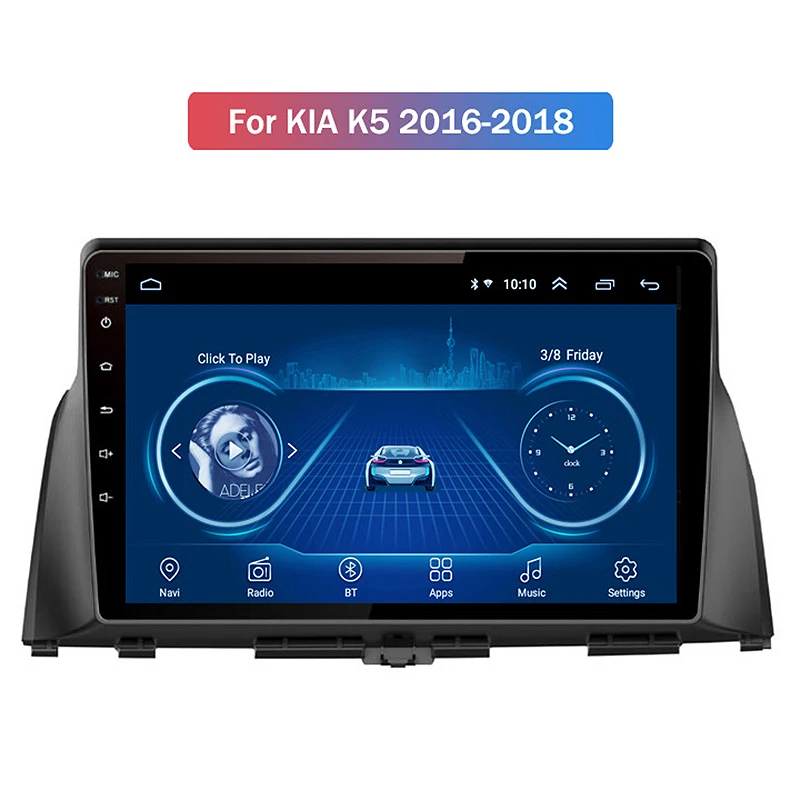 

Автомагнитола 2DIN, 1 + 16 ГБ, Android 10, GPS-навигатор для Kia K5 2016-2018