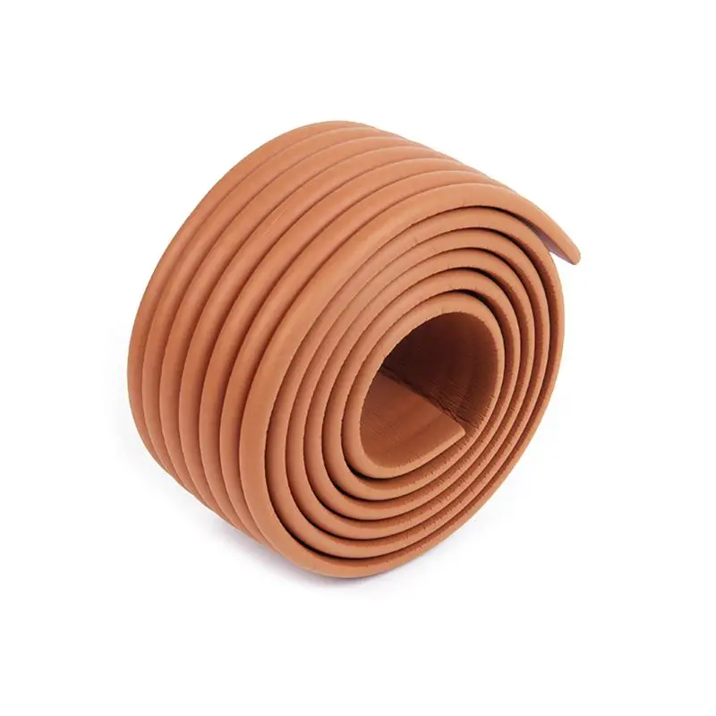 

200*8cm Furniture Foam Bumper Baby Desk Edge Safety Table Corner Protector Guard Strip Gray Wood Brown Brown Black