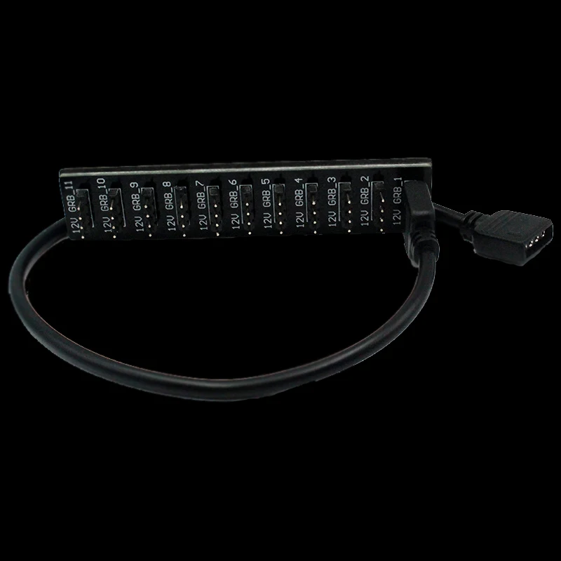 1 шт. RGB разветвитель для материнской платы 11 каналов|Компьютерные кабели и