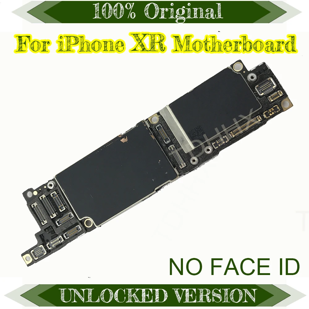 Разблокированная материнская плата для iPhone XR оригинальная основная плата с wihtout Face ID Бесплатный iCloud IOS материнская плата с полным чипом MB
