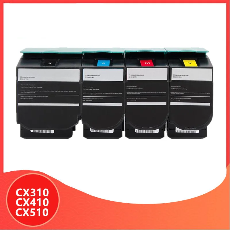 Совместимый с lexmark cx310 Тонер для Lexmark CX310 CX410 CX510 CX310dn CX410dte CX510de CX 310 410 510|Детали